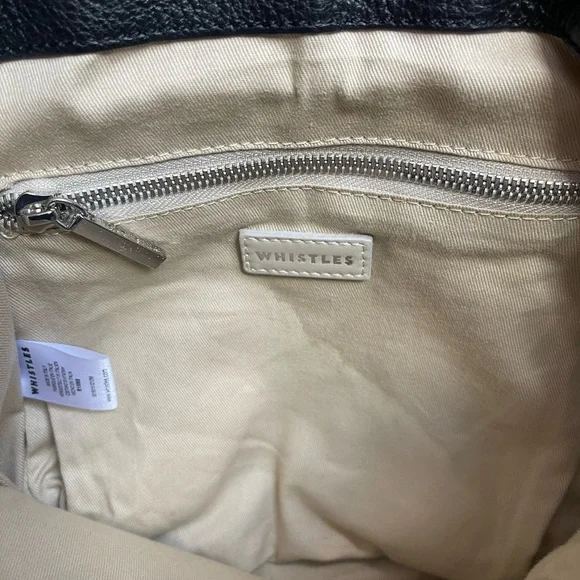 Whistles Leather Astor Backpack - Picture 9 of 11